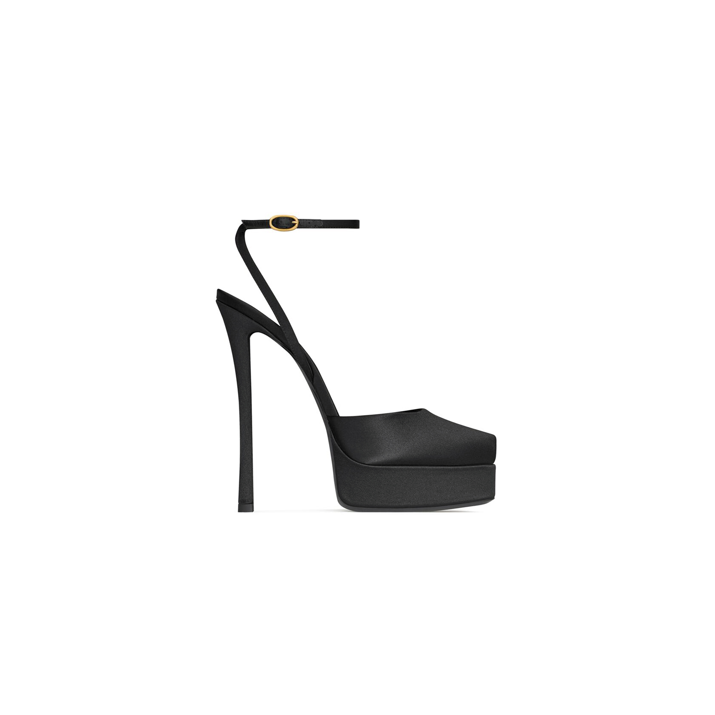 YSL LA SCANDALE PLATFORM SANDALS IN SATIN CREPE 8060709QNAO1000 YSL LA SCANDALE PLATFORM SANDALS IN SATIN CREPE 8060709QNAO1000